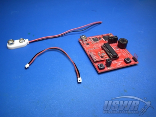 If you are planning to use the Servo Deploy option, you should install the JR type battery connector. If you do not use a servo, you can use a standard 9V battery if you prefer this battery.